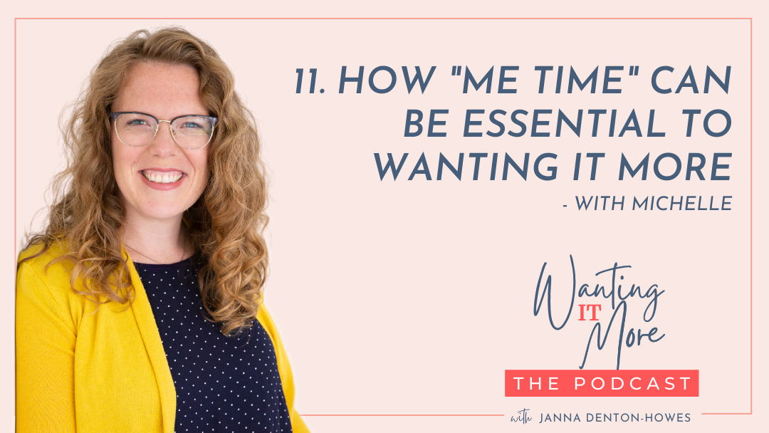 How "me time" can be essential to wanting it more